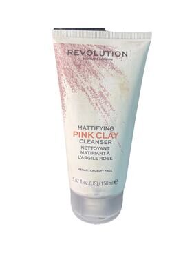 Revolution Pink Clay Cleanser Mattifying Face Skin Care Vegan 5.7 fl oz
